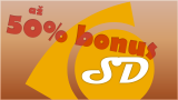 Bonus SD a 50%